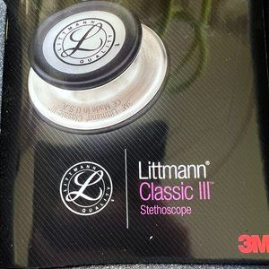 Littmann Classic III Stethoscope with Lemon-Lime tube.  New never used!